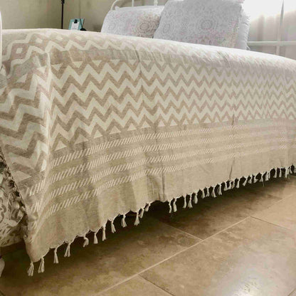 Zig Zag XXL - Fouta Bedspread