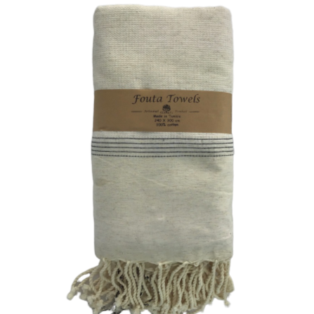 Natte Fouta Bedspread XL &amp; XXL - The Fouta Spa